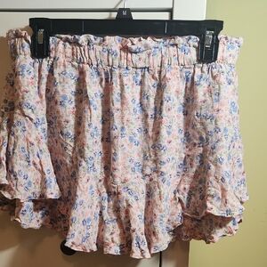 Aeropostale Floral Patterned Skirt